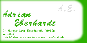 adrian eberhardt business card
